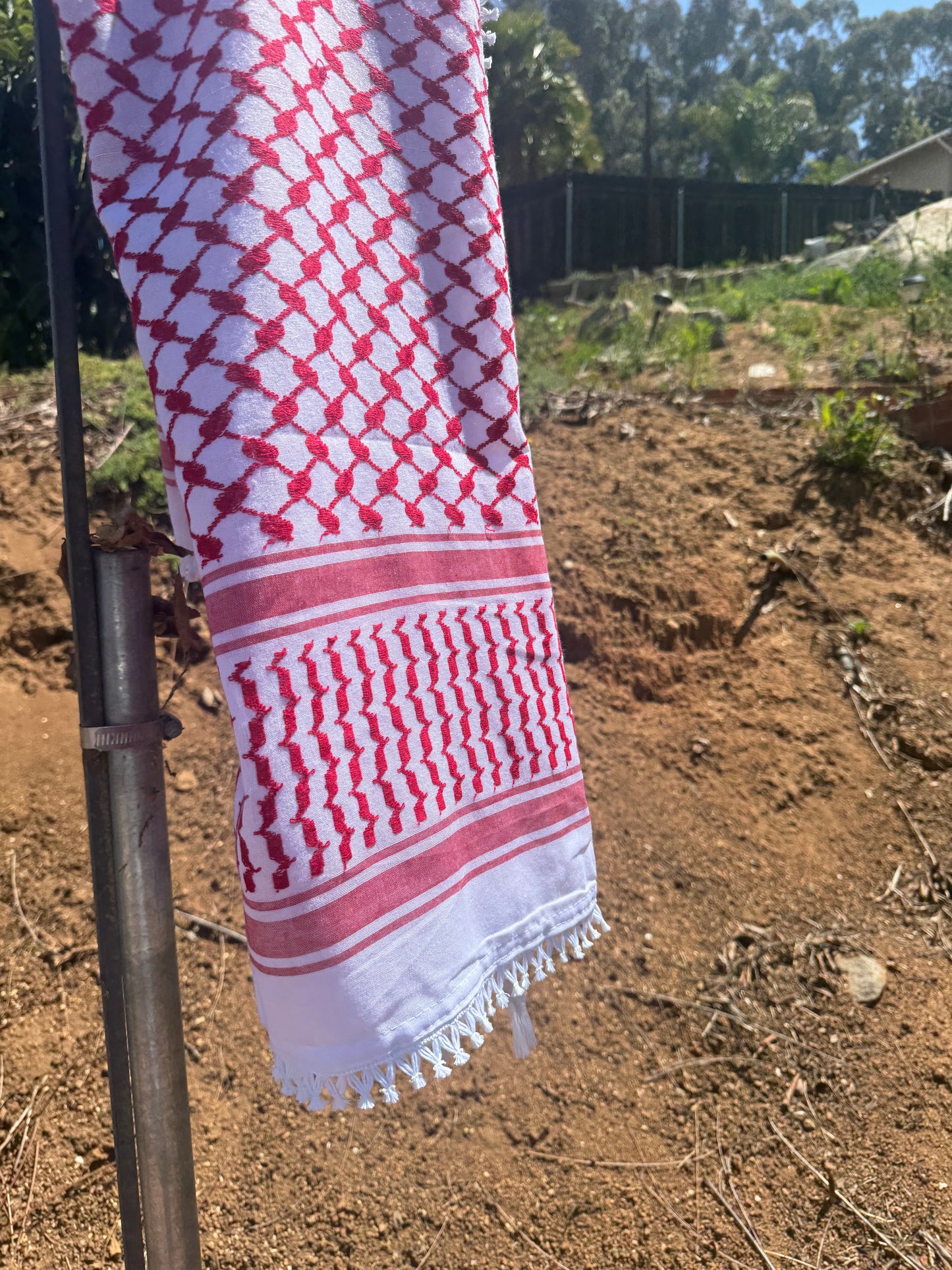 Palestinian Keffiyeh Red